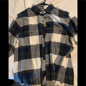Express men’s button up flannel size M